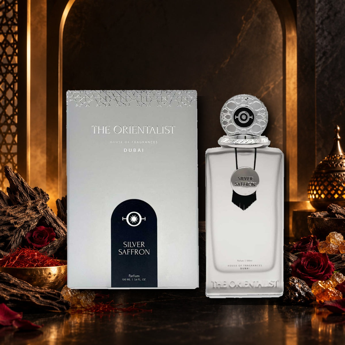 THE ORIENTALIST - SILVER SAFFRON - ambientazione orientale con oud e spezie