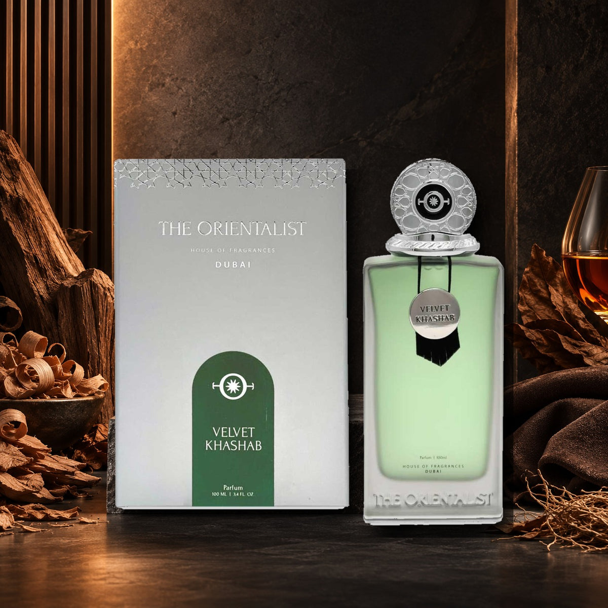 THE ORIENTALIST - VELVET KHASHAB - ambientazione legnosa e ambrata