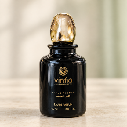 Vintia Ficus Arabie – flacone originale frontale, centrale e fotografico